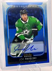 Joe Pavelski Hockey Cards 2021 O-Pee-Chee Platinum Blue Rainbow Autographs Prices