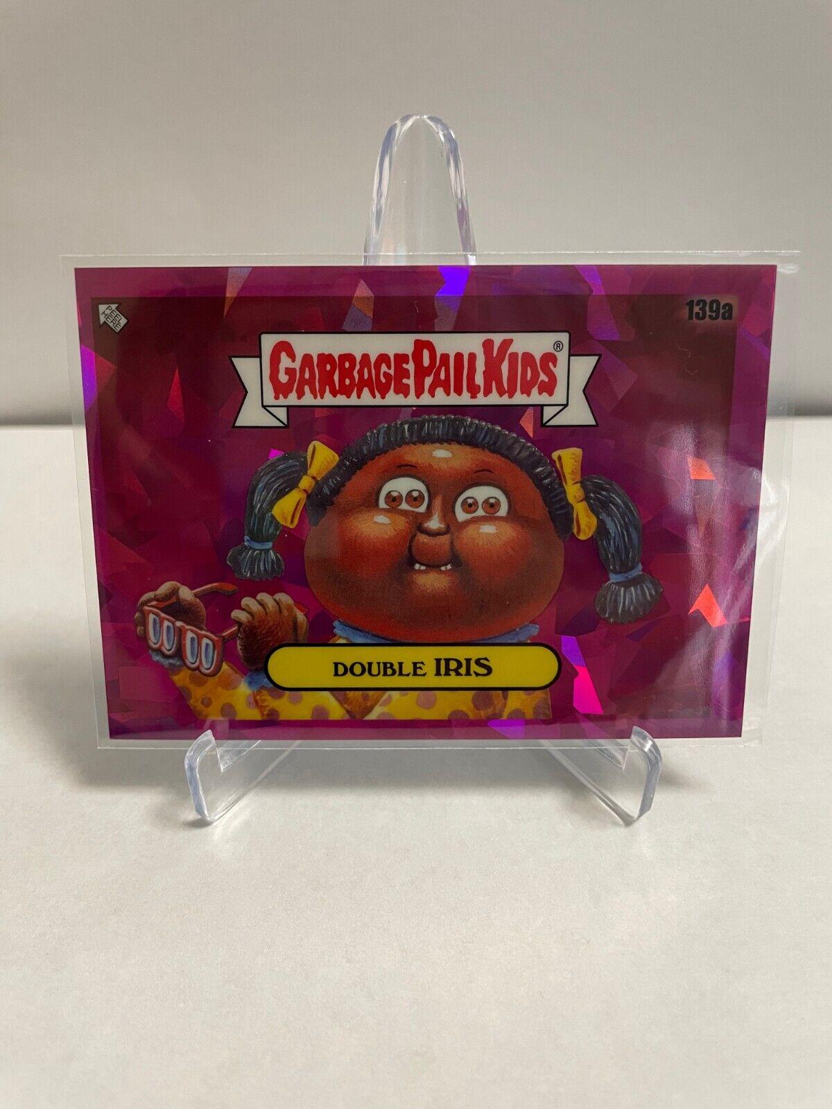 DOUBLE IRIS [Fuschia] #139a Garbage Pail Kids 2021 Sapphire