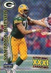 Santana Dotson Football Cards 1997 Playoff Packers Prices