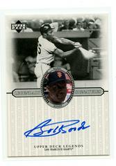 Bobby Bonds Baseball Cards 2000 Upper Deck Legends Legendary Signatures Prices