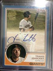 Travis Ishikawa [Blue] Baseball Cards 2022 Topps Archives 1983 Fan Favorites Autographs Prices