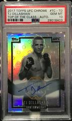 TJ Dillashaw [Autograph] #TC-TD Ufc Cards 2017 Topps UFC Chrome Top of the Class Prices