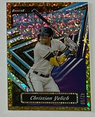 Christian Yelich [Gold Mini Diamond] #FH-19 Baseball Cards 2023 Topps Finest Headliners Prices