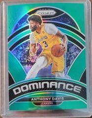 Anthony Davis [Green] #8 Basketball Cards 2022 Panini Prizm Dominance Prices