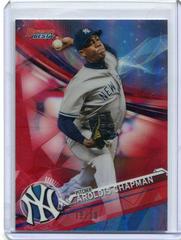Aroldis Chapman [Red Refractor] #45 Baseball Cards 2017 Bowman's Best Prices