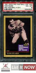 Tom Fears #40 Football Cards 1991 Enor Pro HOF Prices