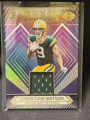 Christian Watson Football Cards 2022 Panini Illusions Great Expectations Prices