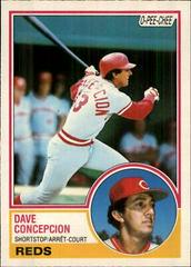 Dave Concepcion Baseball Cards 1983 O Pee Chee Prices
