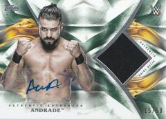 Andrade [Green] #UAR-AA Wrestling Cards 2019 Topps WWE Undisputed Auto Relic Prices