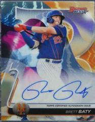 Brett Baty [Refractor] Baseball Cards 2020 Bowman's Best of 2020 Autographs Prices