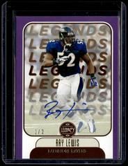 Ray Lewis [Violet Autographs] Football Cards 2021 Panini Legacy Prices