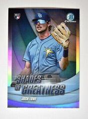 Josh Lowe #SG-24 Baseball Cards 2022 Bowman Chrome Shades of Greatness Prices