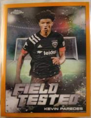 Kevin Paredes [Orange] #FT-15 Soccer Cards 2022 Topps Chrome MLS Field Tested Prices