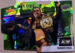 Thunder Rosa [Green Rainbow] #114 Wrestling Cards 2022 Upper Deck Allure AEW Prices