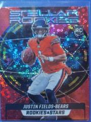 Justin Fields [Red Circles] Football Cards 2021 Panini Rookies and Stars Stellar Prices
