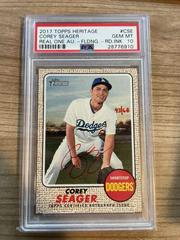 Corey Seager [Red Ink] Baseball Cards 2017 Topps Heritage Real One Autographs Prices