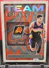 Devin Booker #5 Basketball Cards 2022 Panini Origins Team Prices