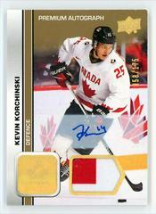 Kevin Korchinski [Autograph Patch] #18 Hockey Cards 2023 Upper Deck Team Canada Juniors Prices