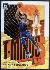 Anthony Edwards #11 Basketball Cards 2021 Panini Donruss Optic T Minus 3 2 1 Prices