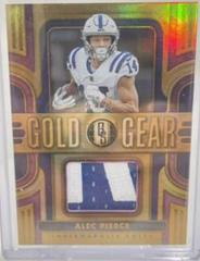 Alec Pierce [Rose Gold] #GG-AP Football Cards 2023 Panini Gold Standard Gear Prices