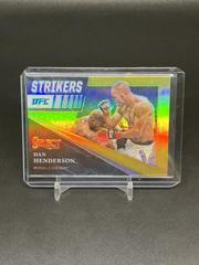 Dan Henderson [Gold Prizms] #16 Ufc Cards 2021 Panini Select UFC Strikers Prices