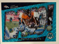 Javonte Williams [Blue Fluorescent] Football Cards 2022 Panini Mosaic Bang Prices