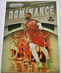 Damian Lillard [Silver Prizm] Basketball Cards 2019 Panini Prizm Dominance Prices