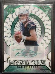 Bailey Zappe [Autograph FOTL Green Ink] #M-6 Football Cards 2022 Panini Illusions Mystique Prices