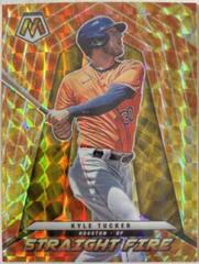 Kyle Tucker [Gold] Baseball Cards 2022 Panini Mosaic Straight Fire Prices