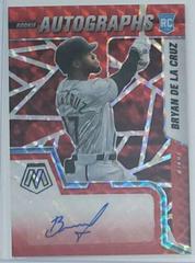 Bryan De La Cruz [Choice Fusion] #RAM-BC Baseball Cards 2022 Panini Mosaic Rookie Autographs Prices