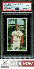Bob Gibson [All Stars] Baseball Cards 1971 Dell Today's Team Stamps Prices
