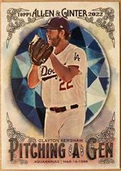 Clayton Kershaw #PAG-13 Baseball Cards 2022 Topps Allen & Ginter Pitching a Gem Prices
