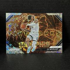 Ja Morant [Fast Break] #8 Basketball Cards 2023 Panini Prizm Fireworks Prices