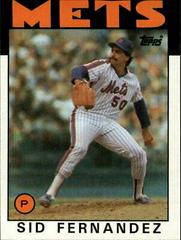 Sid Fernandez Baseball Cards 1986 Topps Prices