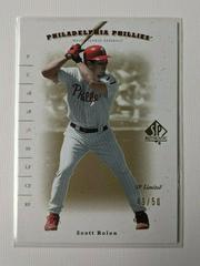 Scott Rolen Baseball Cards 2001 SP Authentic Prices