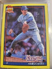 Nolan Ryan #N Baseball Cards 1991 Topps Prices