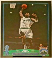 Kevin Garnett [Black Refractor] Basketball Cards 2003 Topps Chrome Prices