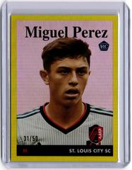Miguel Perez [Gold] Soccer Cards 2023 Topps Chrome MLS 1958 Prices