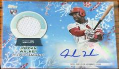 Jordan Walker #WHAR-JW Baseball Cards 2023 Topps Holiday Autograph Relics Prices