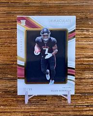 Bijan Robinson #3 Football Cards 2023 Panini Immaculate Rookie Patch Prices