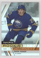 Owen Power Hockey Cards 2022 Upper Deck Synergy Rookie Journey Home Prices