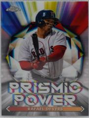 Rafael Devers Baseball Cards 2021 Topps Chrome Prismic Power Prices