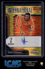 Hans Hateboer [Gold Prizm] Soccer Cards 2022 Panini Prizm World Cup International Ink Autograph Prices