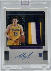 Austin Reaves [Blue] #RJ-ARV Basketball Cards 2021 Panini One and One Rookie Jersey Autographs Prices