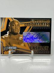 Lashley Wrestling Cards 2006 Topps Heritage Chrome WWE Autographs Prices