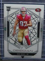 Nick Bosa [Electric Etch Contra] #140 Football Cards 2019 Panini Obsidian Prices