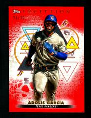 Adolis Garcia [Red] #93 Baseball Cards 2022 Topps Inception Prices