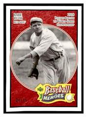 Babe Ruth [Red] Baseball Cards 2005 Upper Deck Baseball Heroes Prices