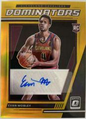 Evan Mobley [Gold] #RD-EMB Basketball Cards 2021 Panini Donruss Optic Rookie Dominators Signatures Prices