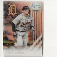 Miguel Cabrera [Rose Gold] #ST-MC Baseball Cards 2022 Bowman Sterling Tek Prices